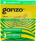 Ганзо Ganzo Ultra Thin презервативы ультратонкие №3