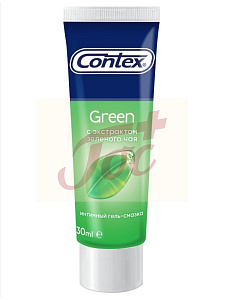 Гель-смазка Contex Green антибактер 30мл арт.10021901